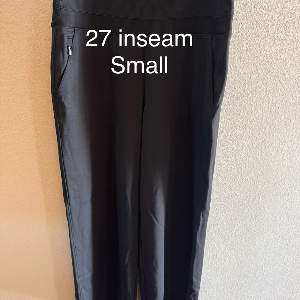 Athleta Black small Venice wide leg pant